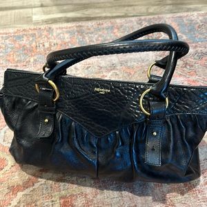 Yves Saint Laurent Black Leather Medicine Tote Excellent Condition and Quaility